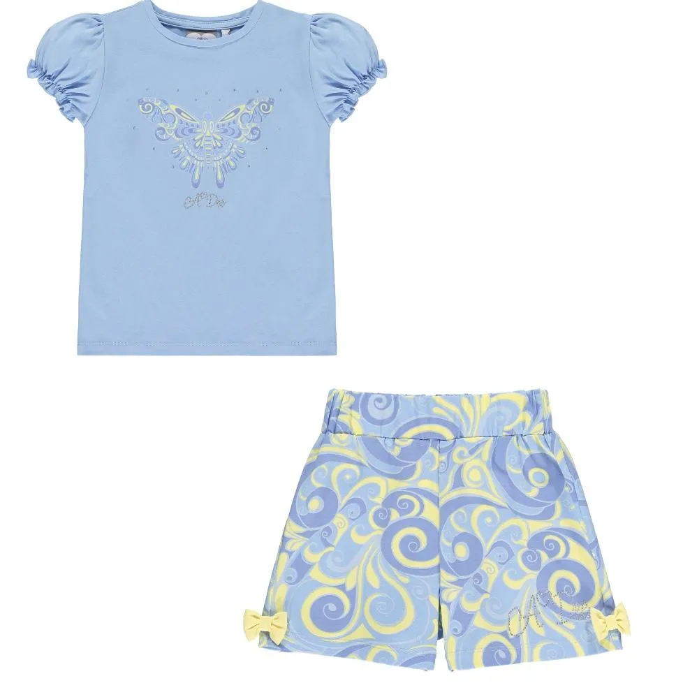 A DEE - Jenny & Joan Short Set - Light Blue