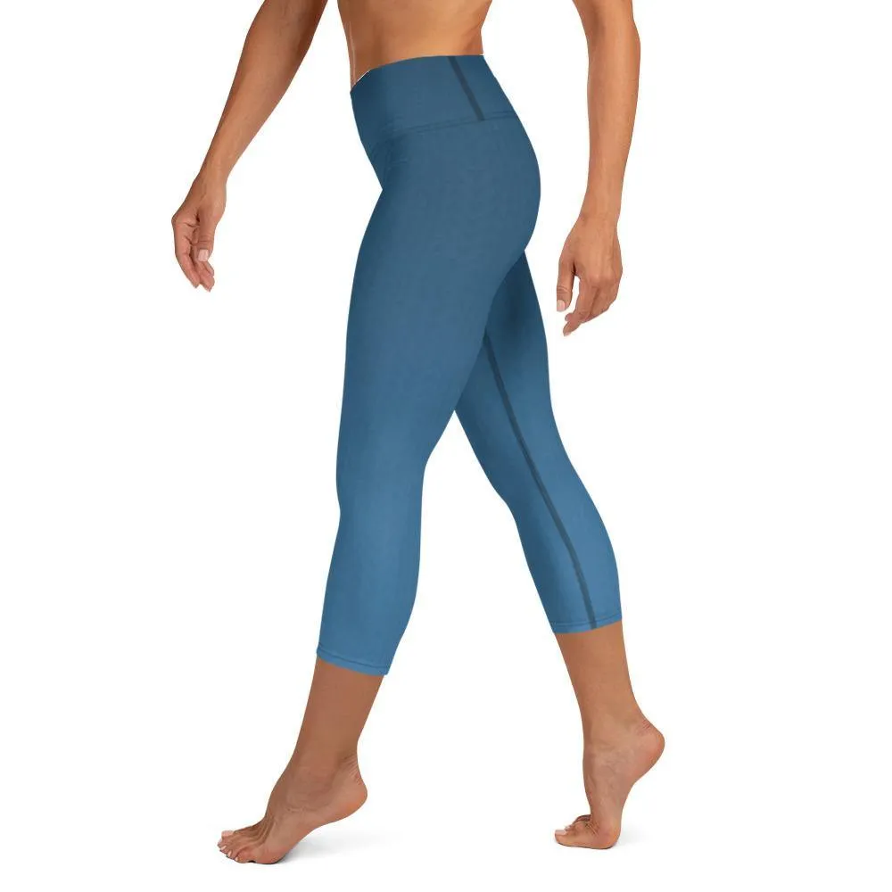 Arctic Sea Ombre High Waist Capri