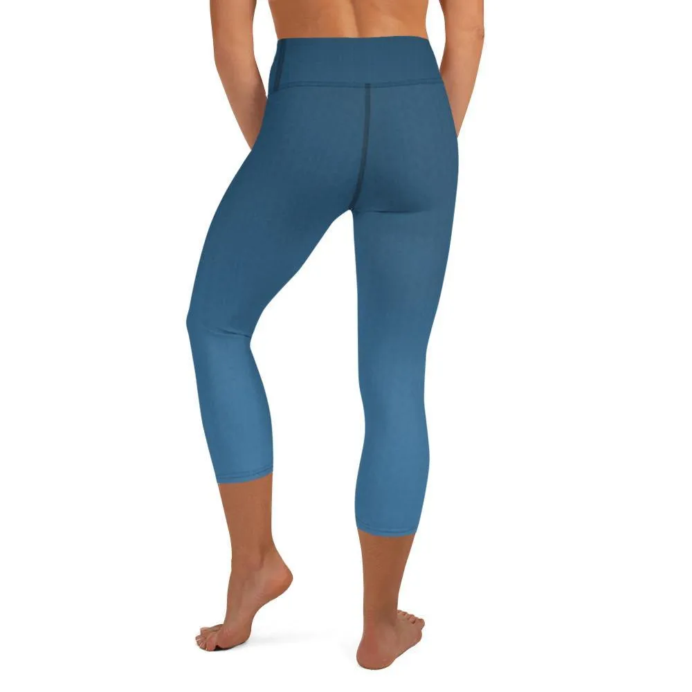 Arctic Sea Ombre High Waist Capri