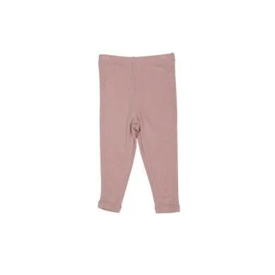 Baby Girl Bottoms | Legging - Silver Pink | Angel Dear