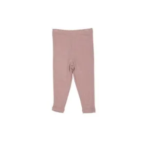 Baby Girl Bottoms | Legging - Silver Pink | Angel Dear