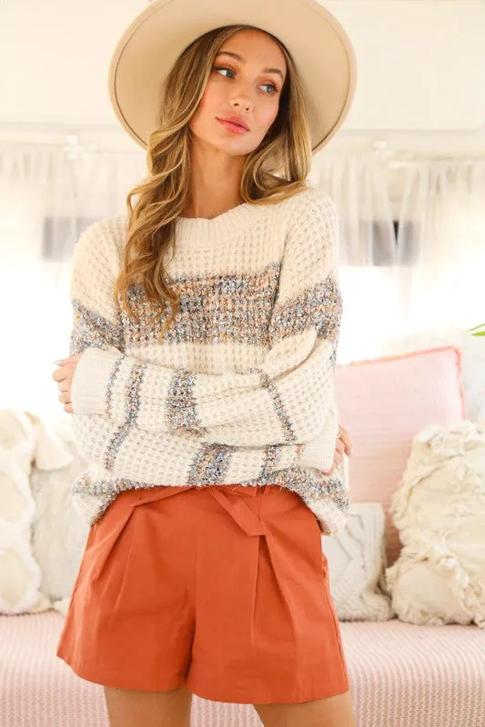 Berkeley Color Block Knit Sweater