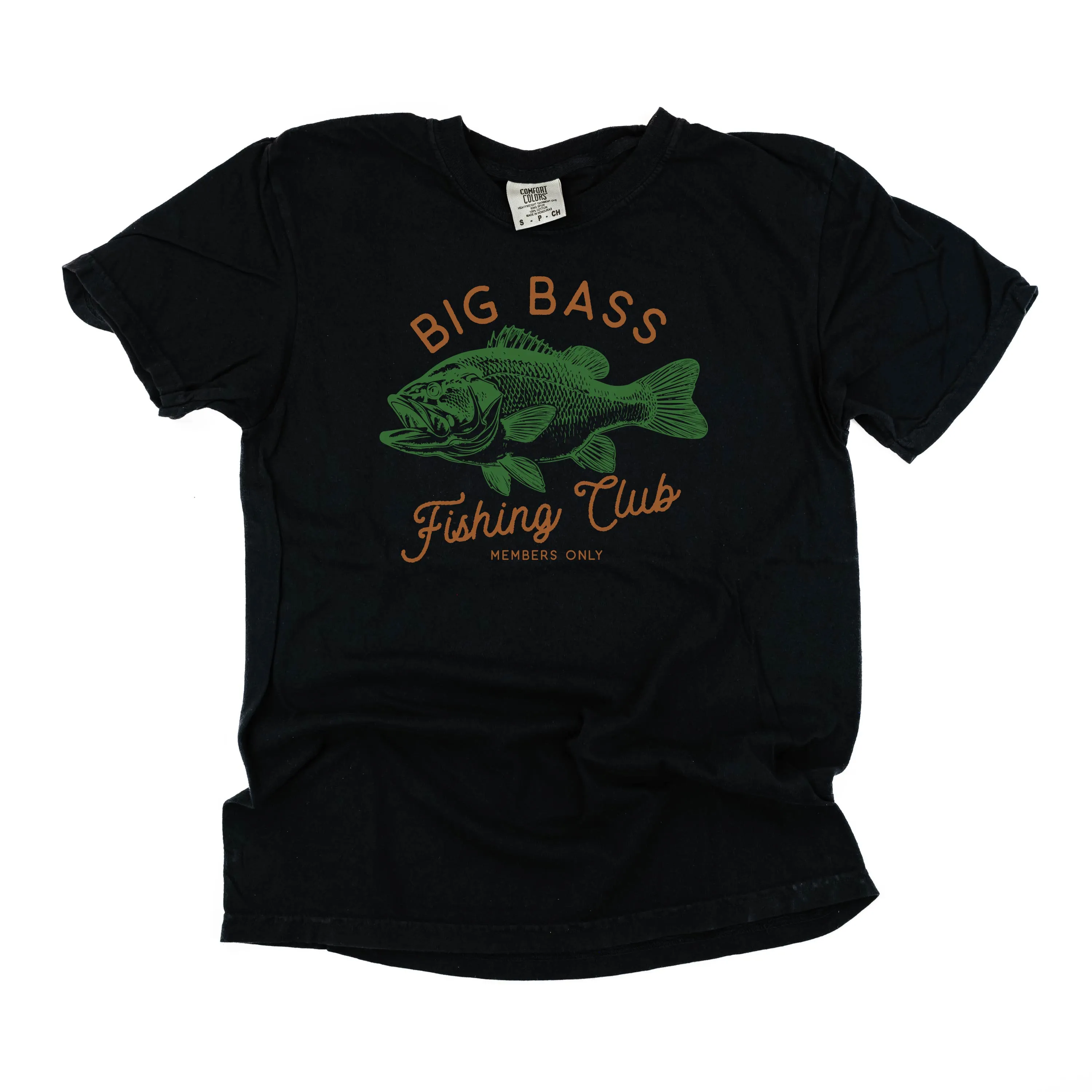 Big Bass Fishing Club - SHORT SLEEVE COMFORT COLORS TEE