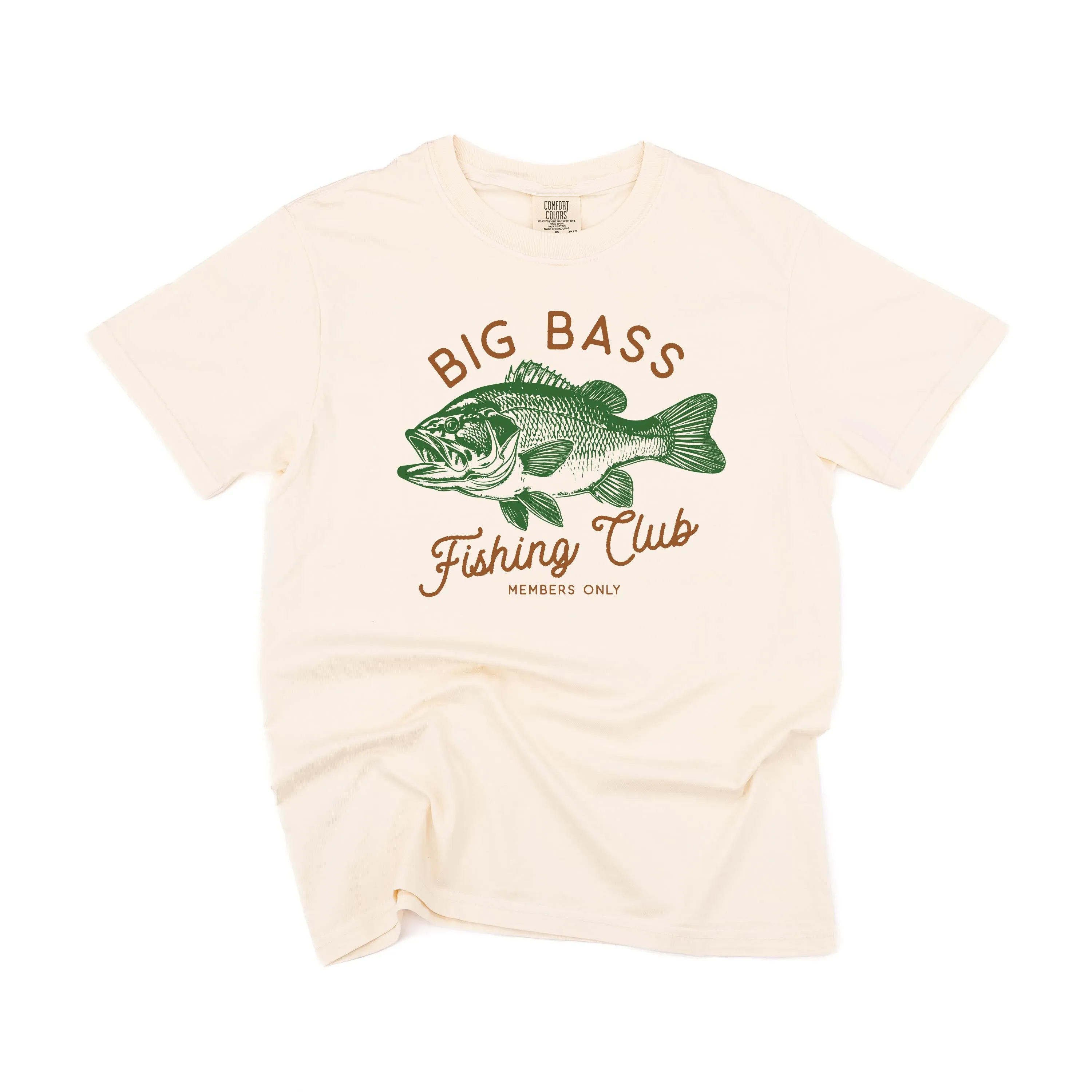 Big Bass Fishing Club - SHORT SLEEVE COMFORT COLORS TEE