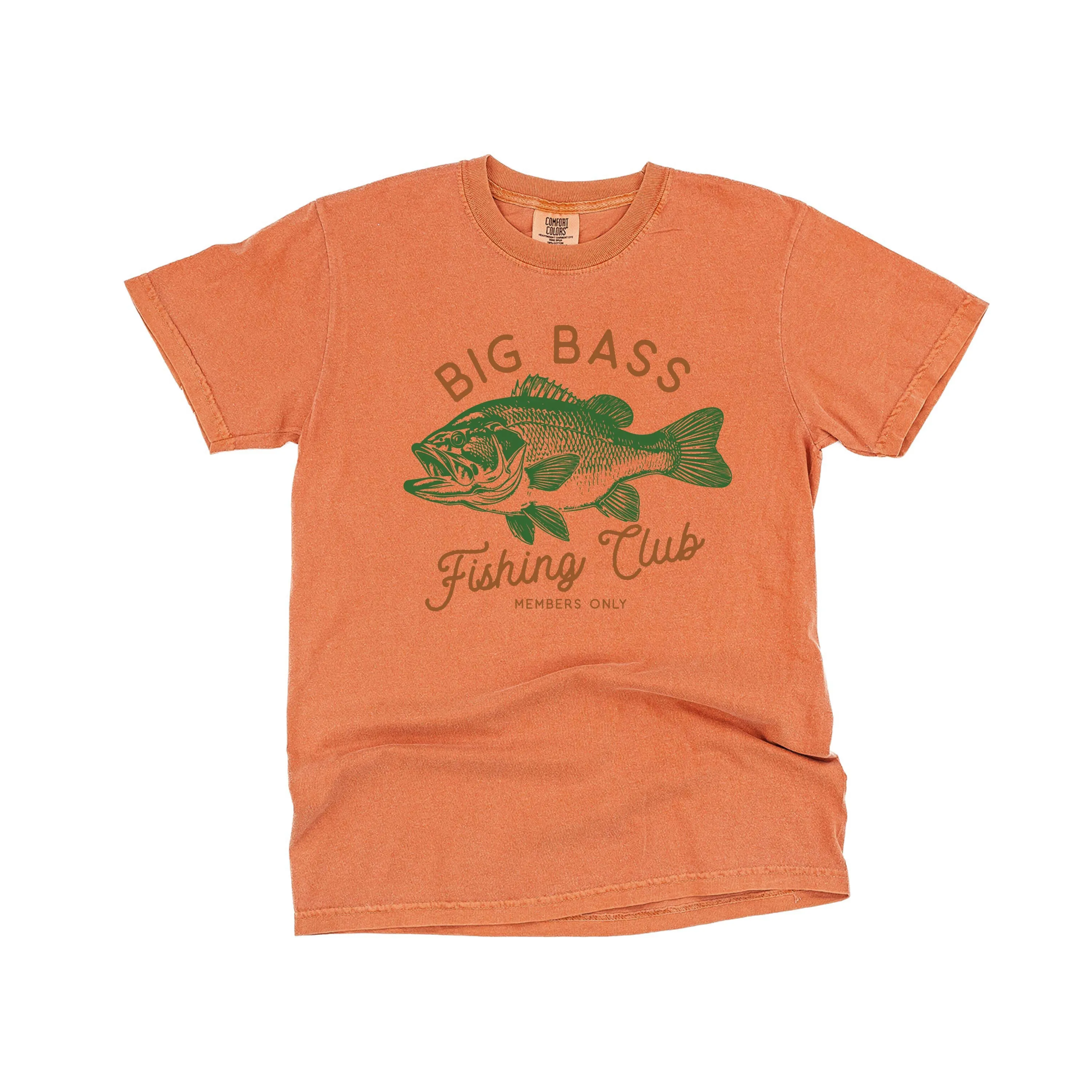 Big Bass Fishing Club - SHORT SLEEVE COMFORT COLORS TEE