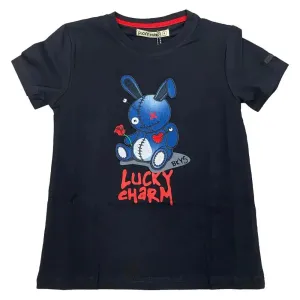 Black Keys Boys Lucky Charm Tee Boys (Black Denim)