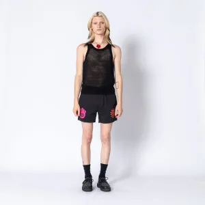 BLACK MESH TANK