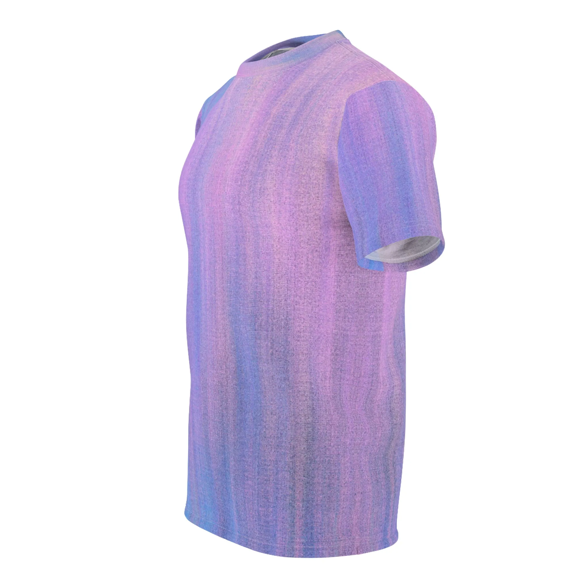 Blue & Purple Metalic - Inovax Unisex Cut & Sew Tee