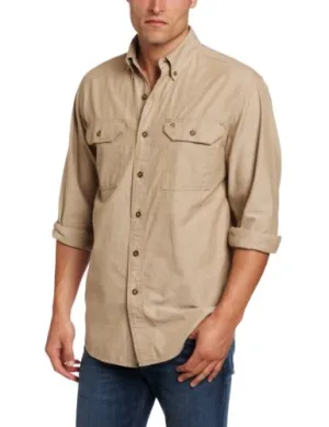 Carhartt 104368 Men's Relaxed Fit Midweight Chambray Long-Sleeve Shirt