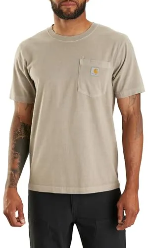 Carhartt 106252 Men's Relaxed Fit Midweight Short-Sleeve Garment Dyed Pocket T-Shirt