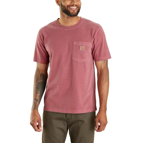 Carhartt 106252 Men's Relaxed Fit Midweight Short-Sleeve Garment Dyed Pocket T-Shirt