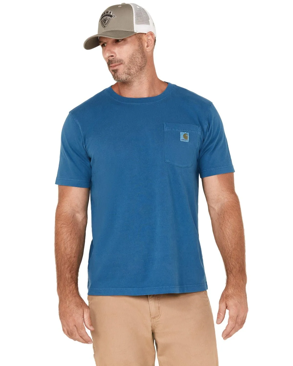 Carhartt 106252 Men's Relaxed Fit Midweight Short-Sleeve Garment Dyed Pocket T-Shirt