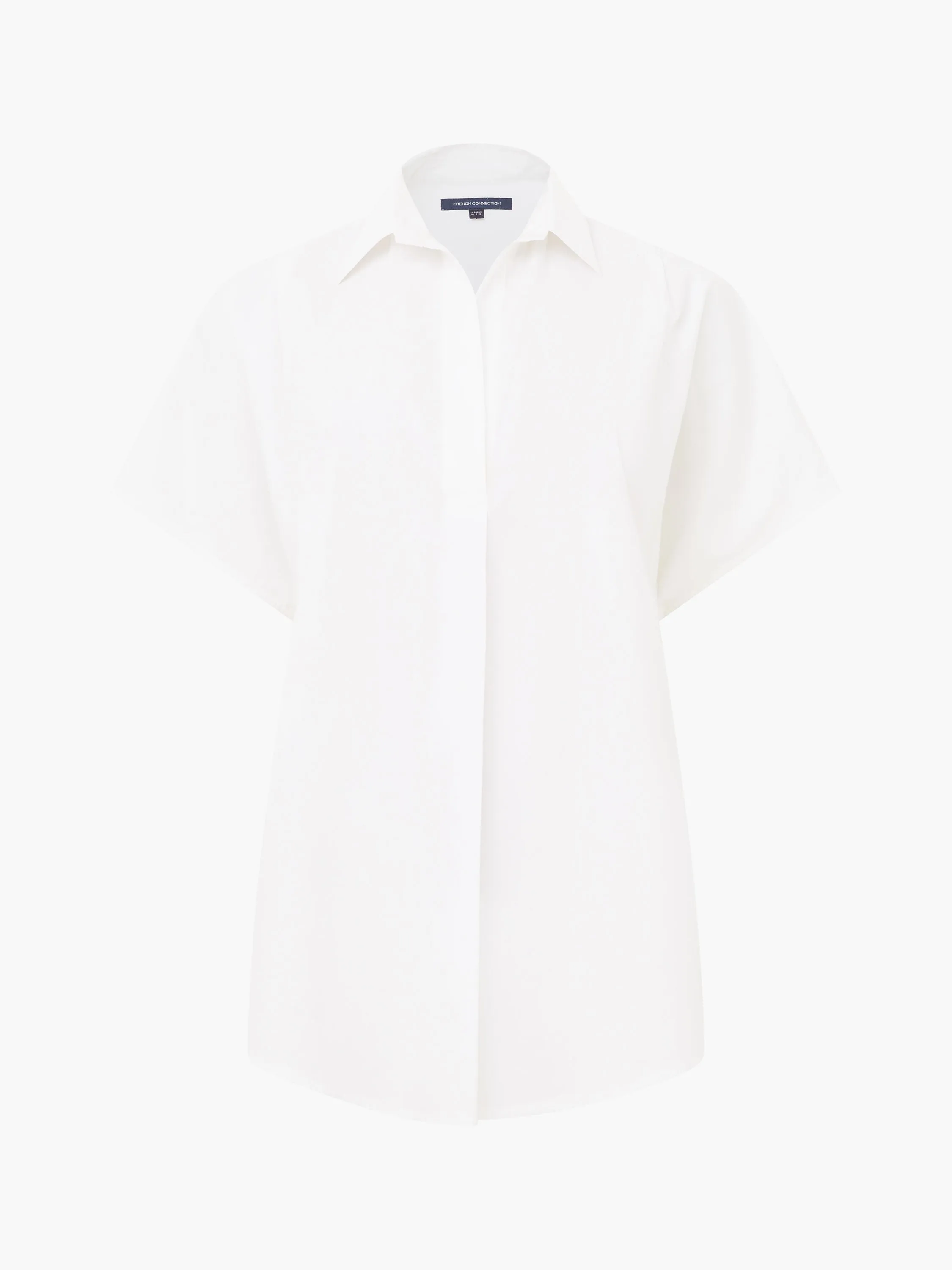 Cele Cap Sleeve Broderie Popover Shirt