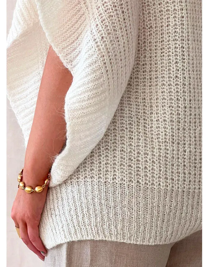 Chloe Mohair Knit Off White