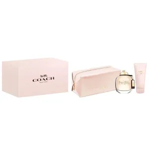 COACH NEW YORK WOMEN 3S SET(EDP 90ML B/L 100ML POCH)