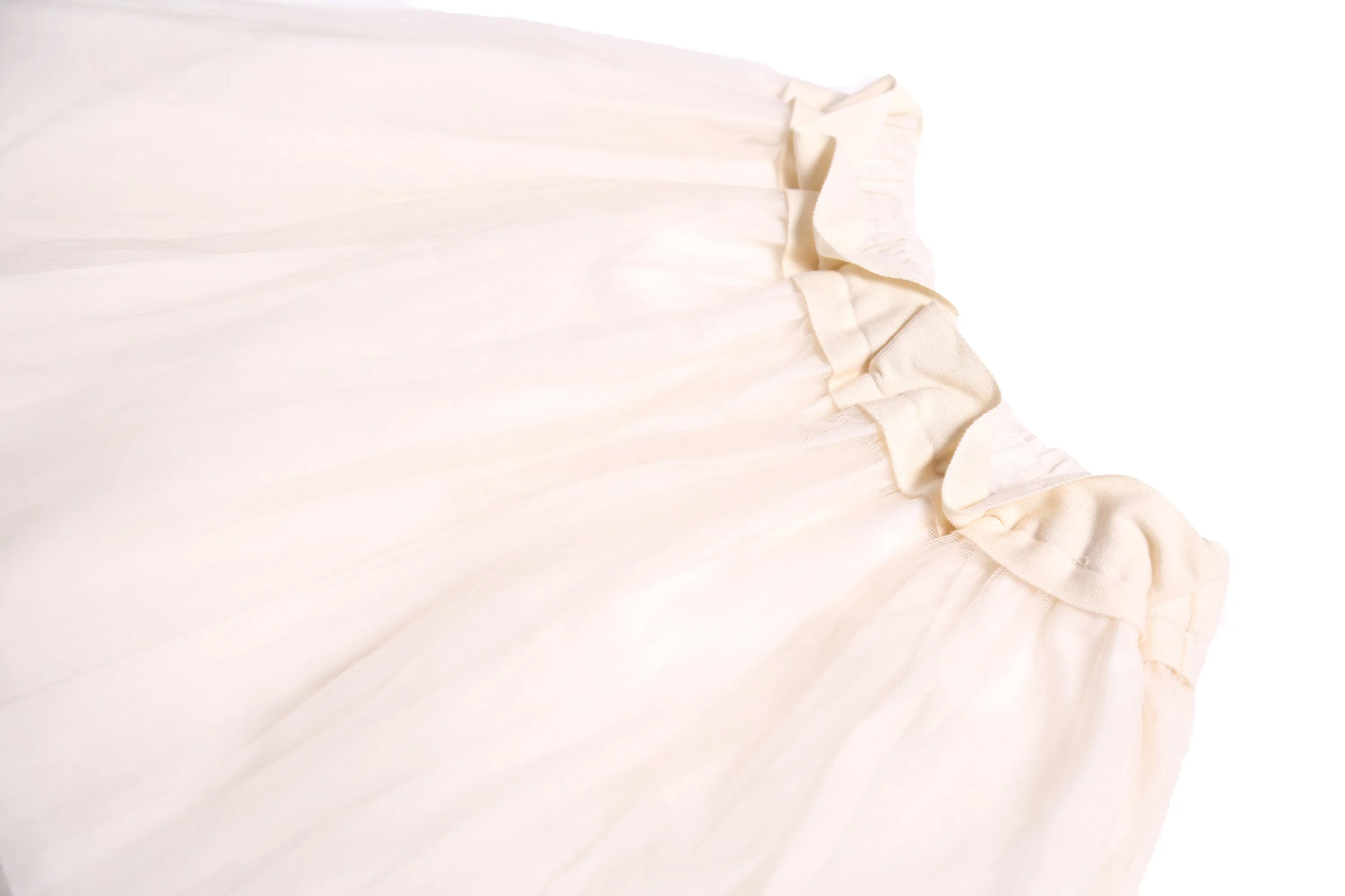 CRUSH PLEATED TUTU SKIRT