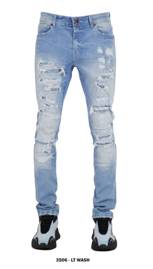 Focus - Jeans - Rip N Repair - Light Blue