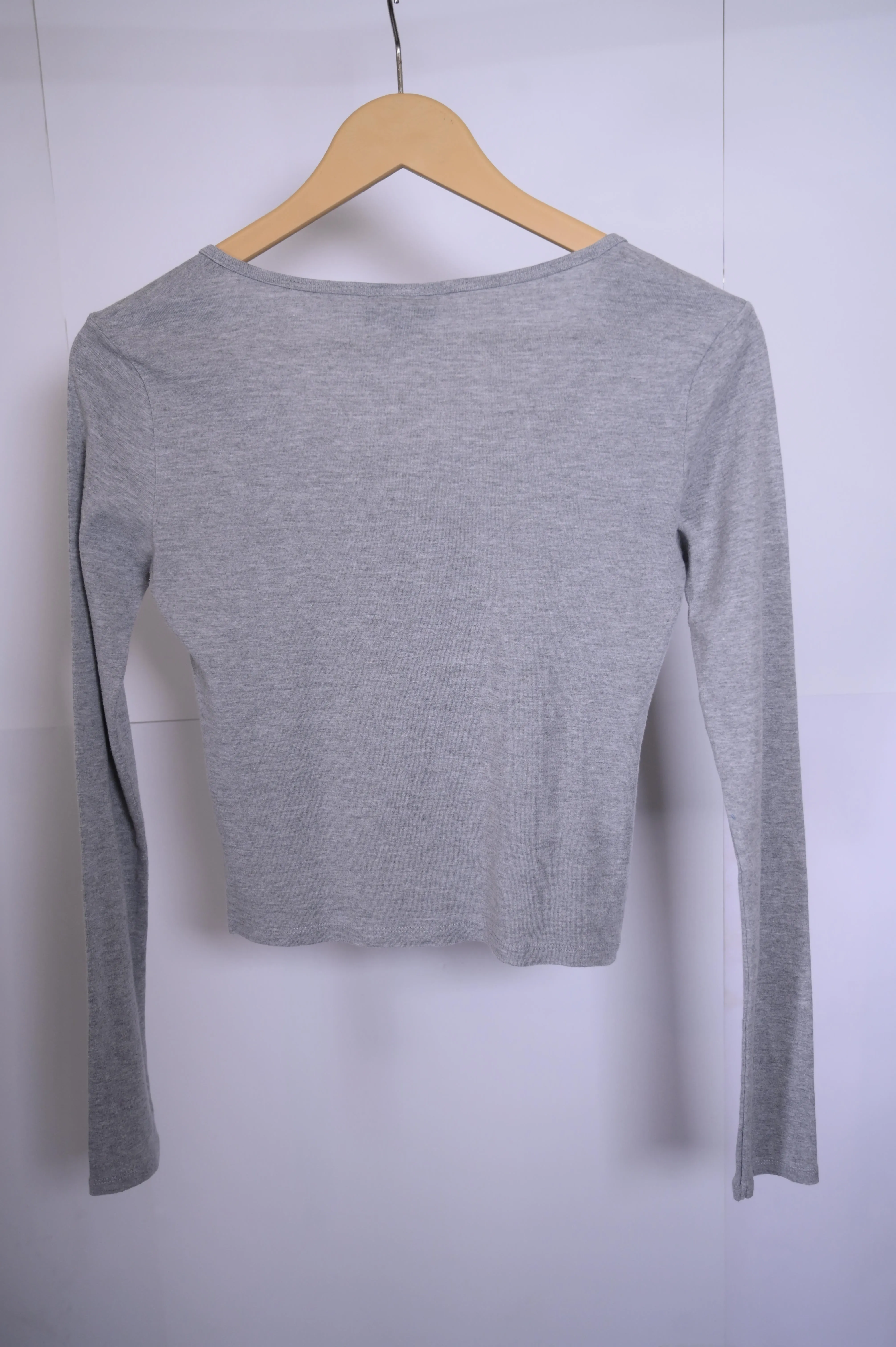 Gray Top Shop Crop Top – Small