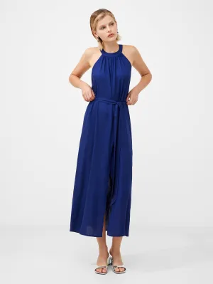 Halterneck Viscose Relaxed Dress