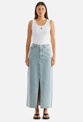 Hatty  Denim Maxi Skirt