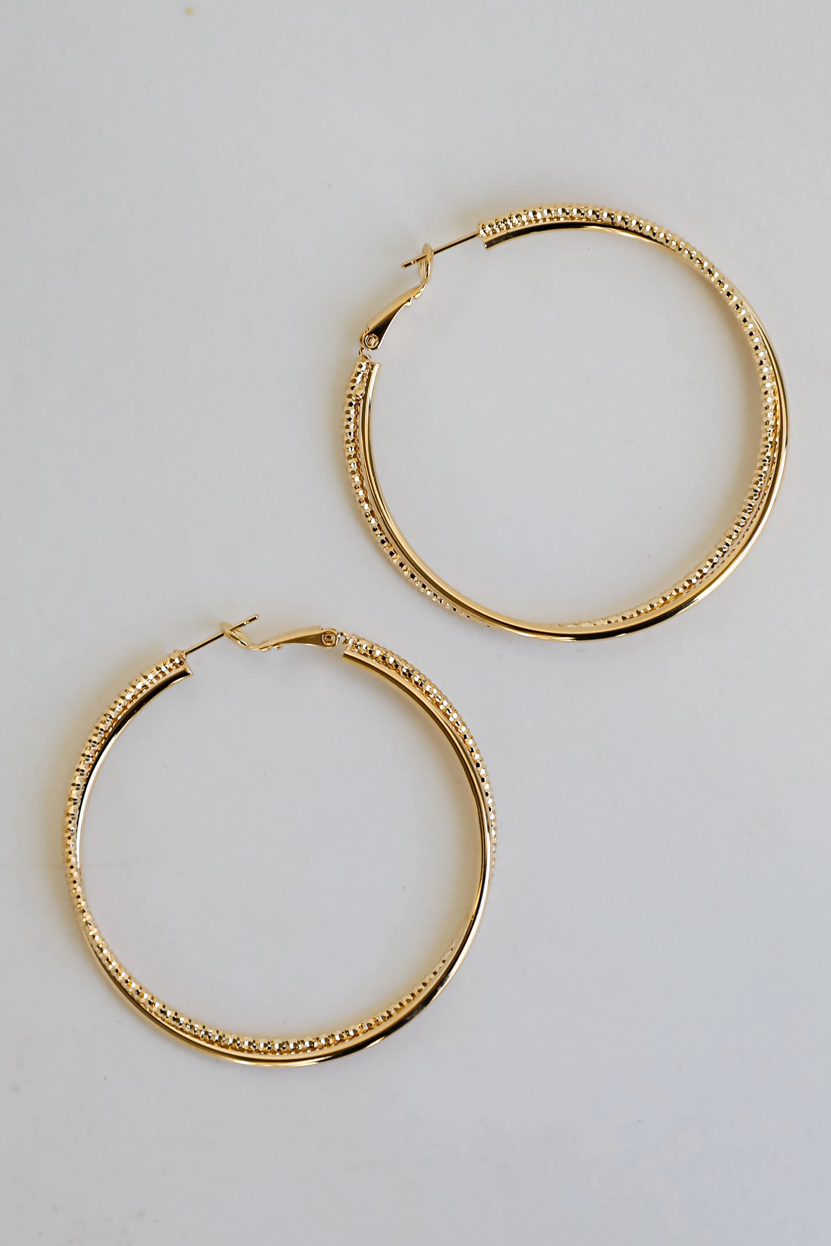 Heidi Gold Double Hoop Earrings