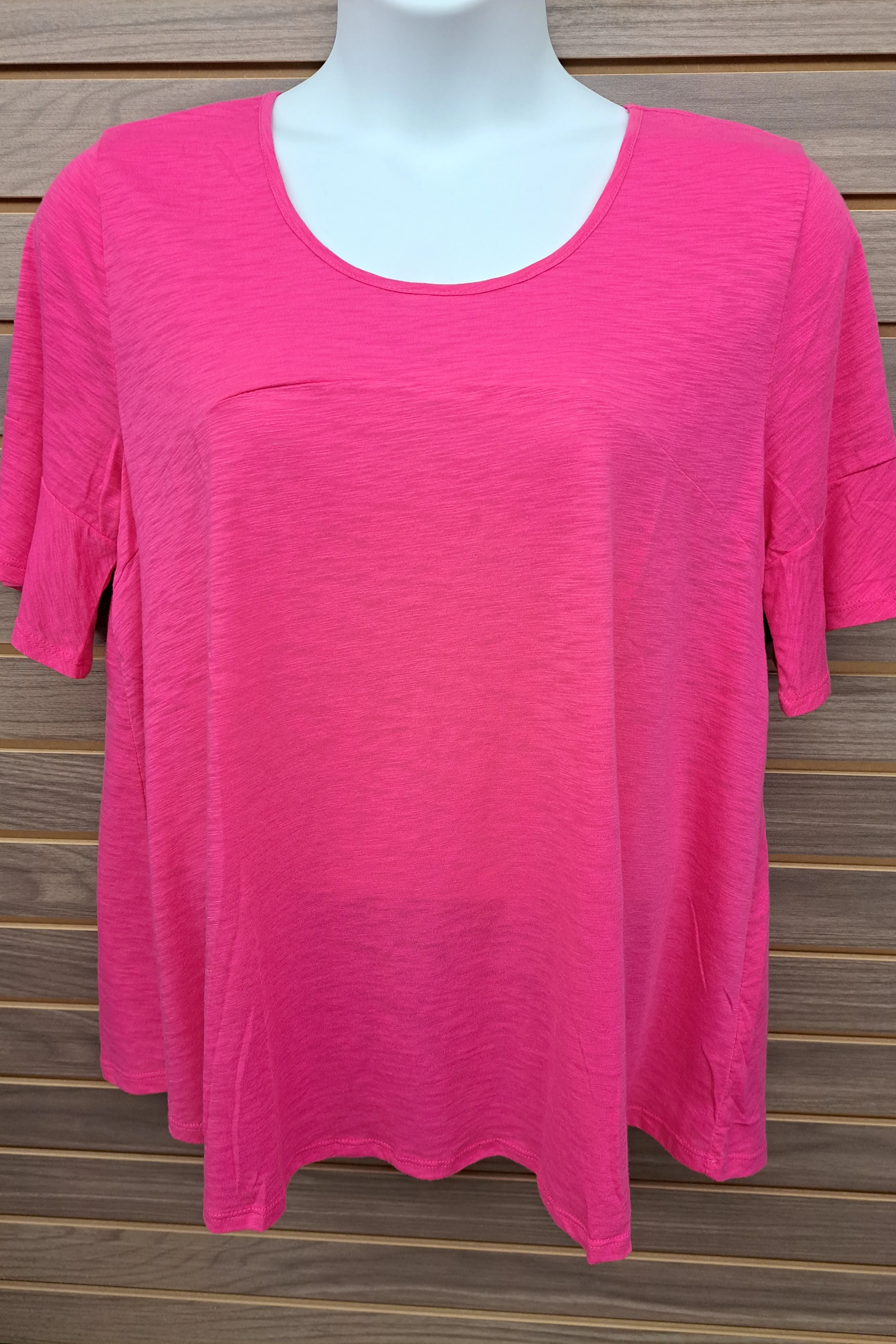 Hot Pink bell short sleeve