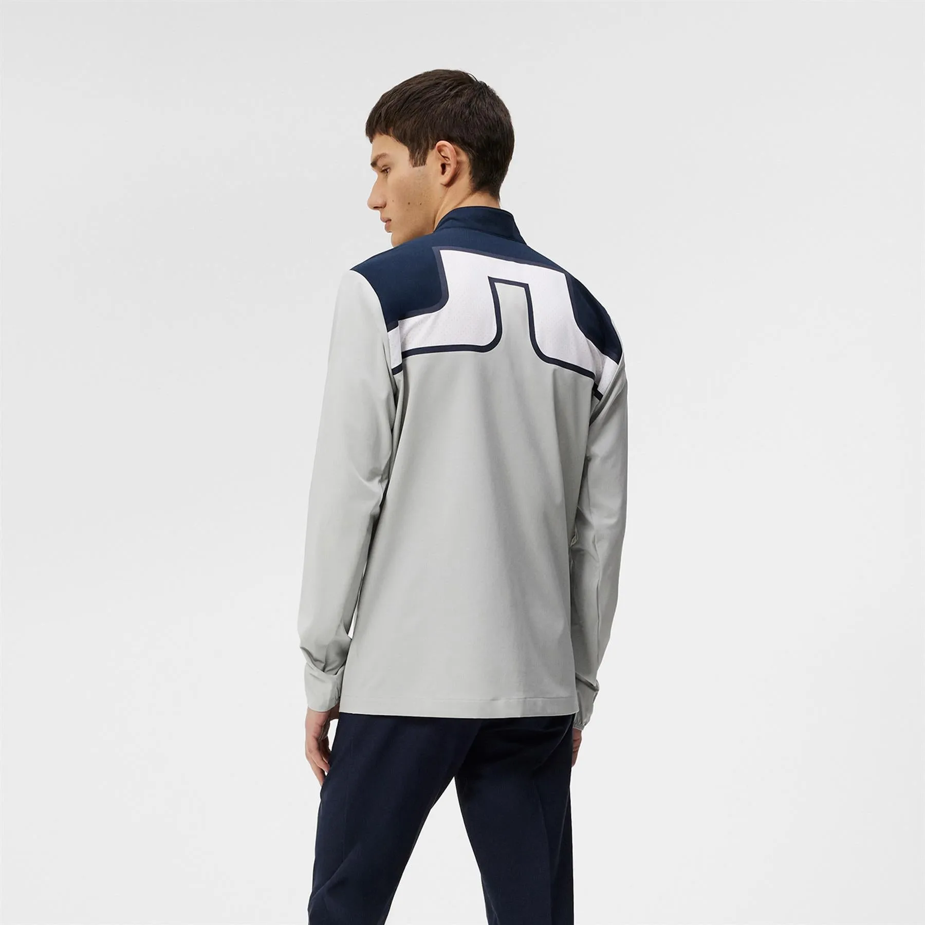 Jeff Hybrid Jacket Light Grey Melange - SS24