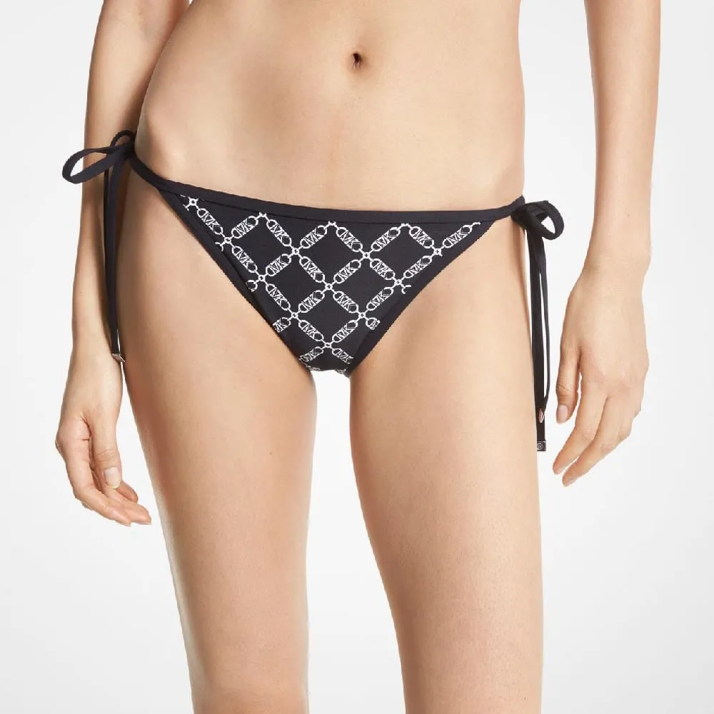 Michael Kors Empire Logo Bikini, black/gray