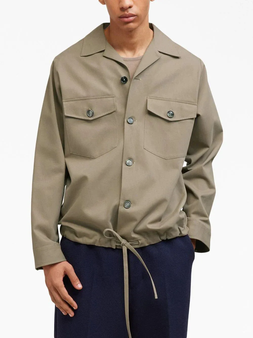 Overshirt With Drawstring