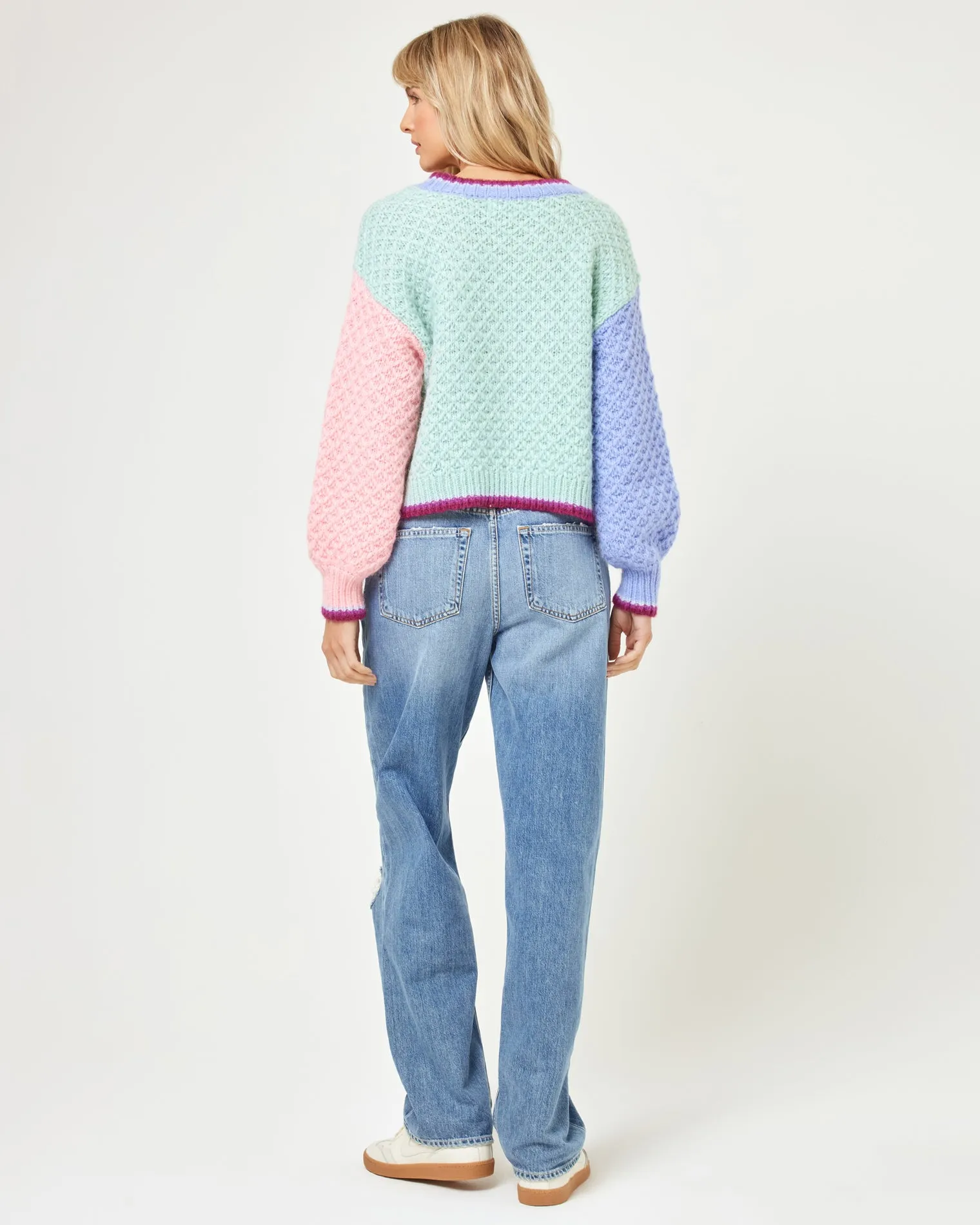 Pretty Please Sweater - Costa Del Sol Colorblock