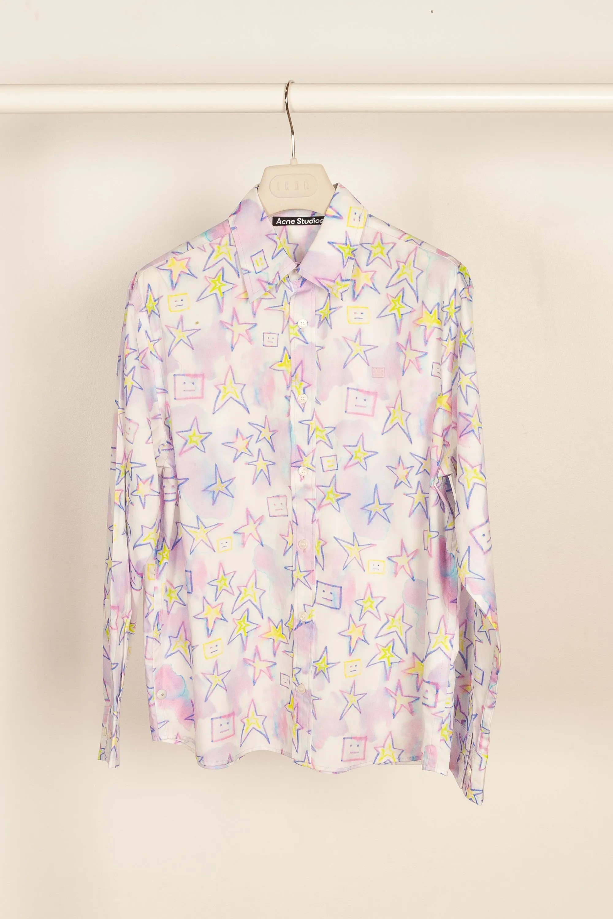 Printed Button-Up Shirt