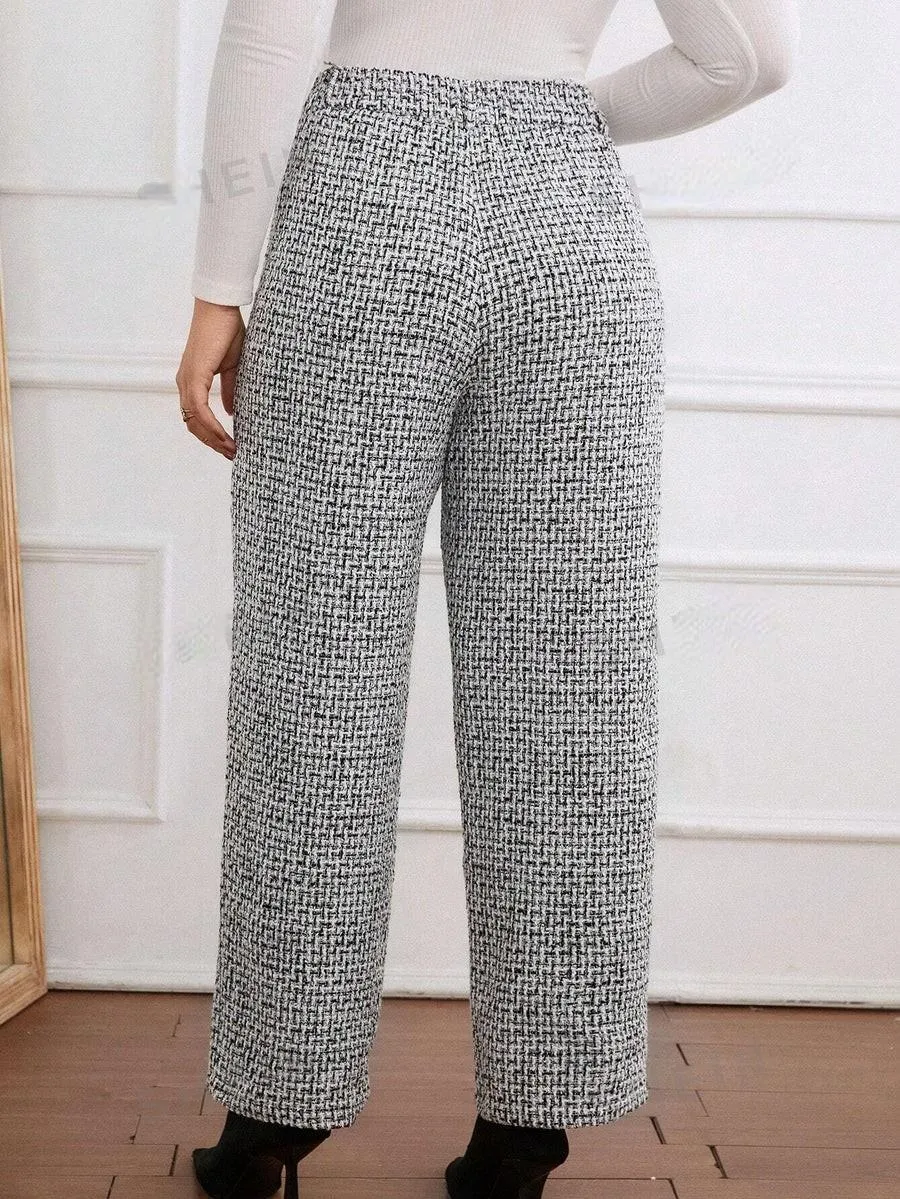 Privé Plus Size Elegant Straight Leg Pants