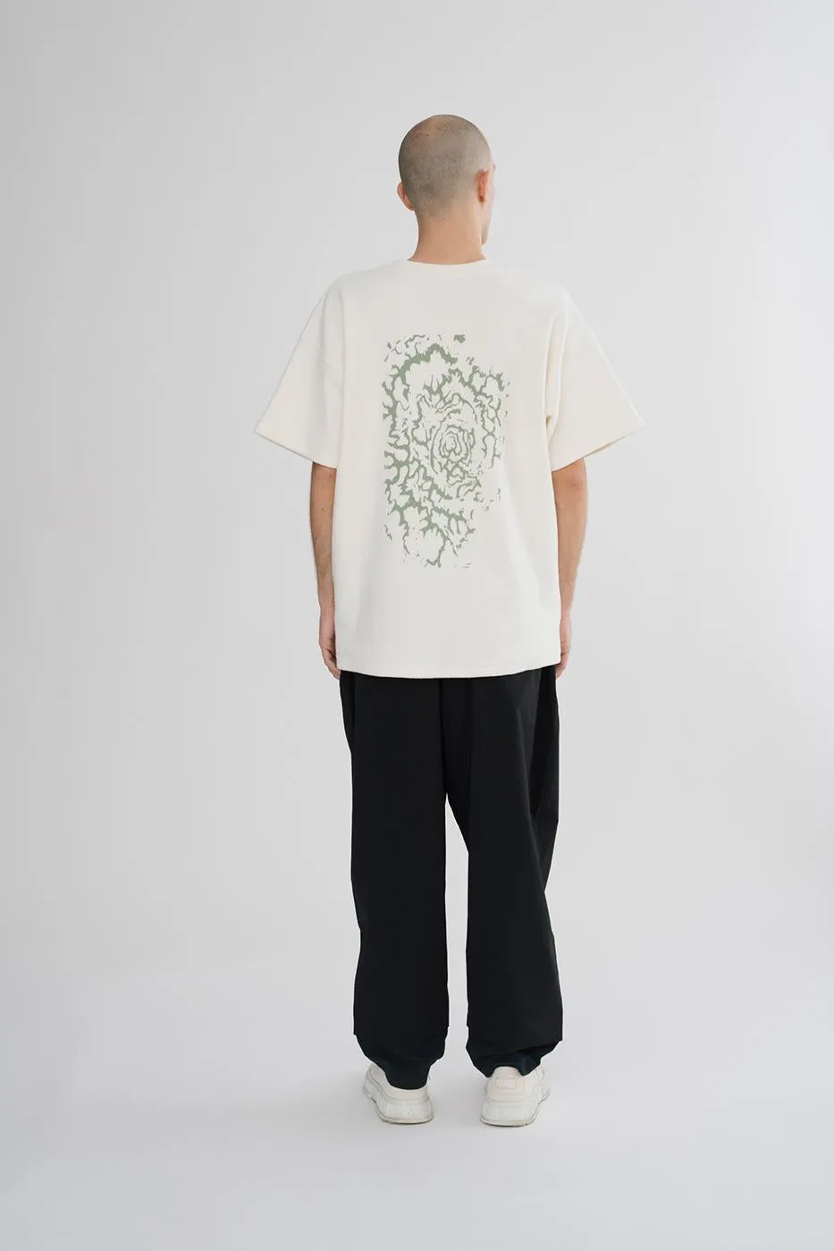 SOLAR FLEECE T-SHIRT OVERSIZE OFFWHITE