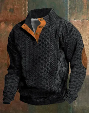 Stylish Men's 3D Digital Print Sweater