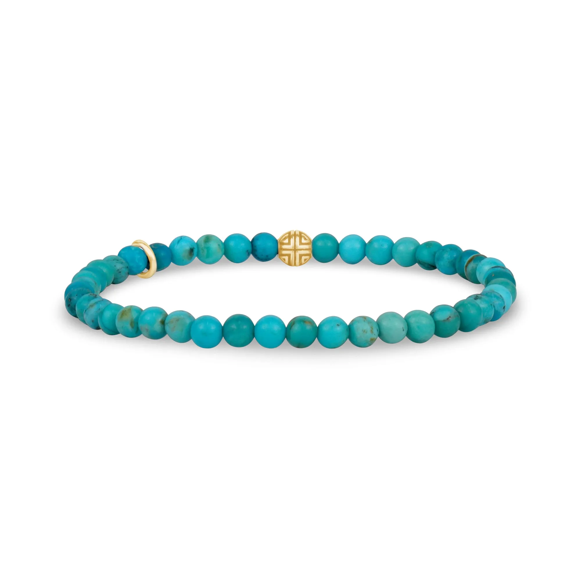 Turquoise Bead Bracelet | 4MM