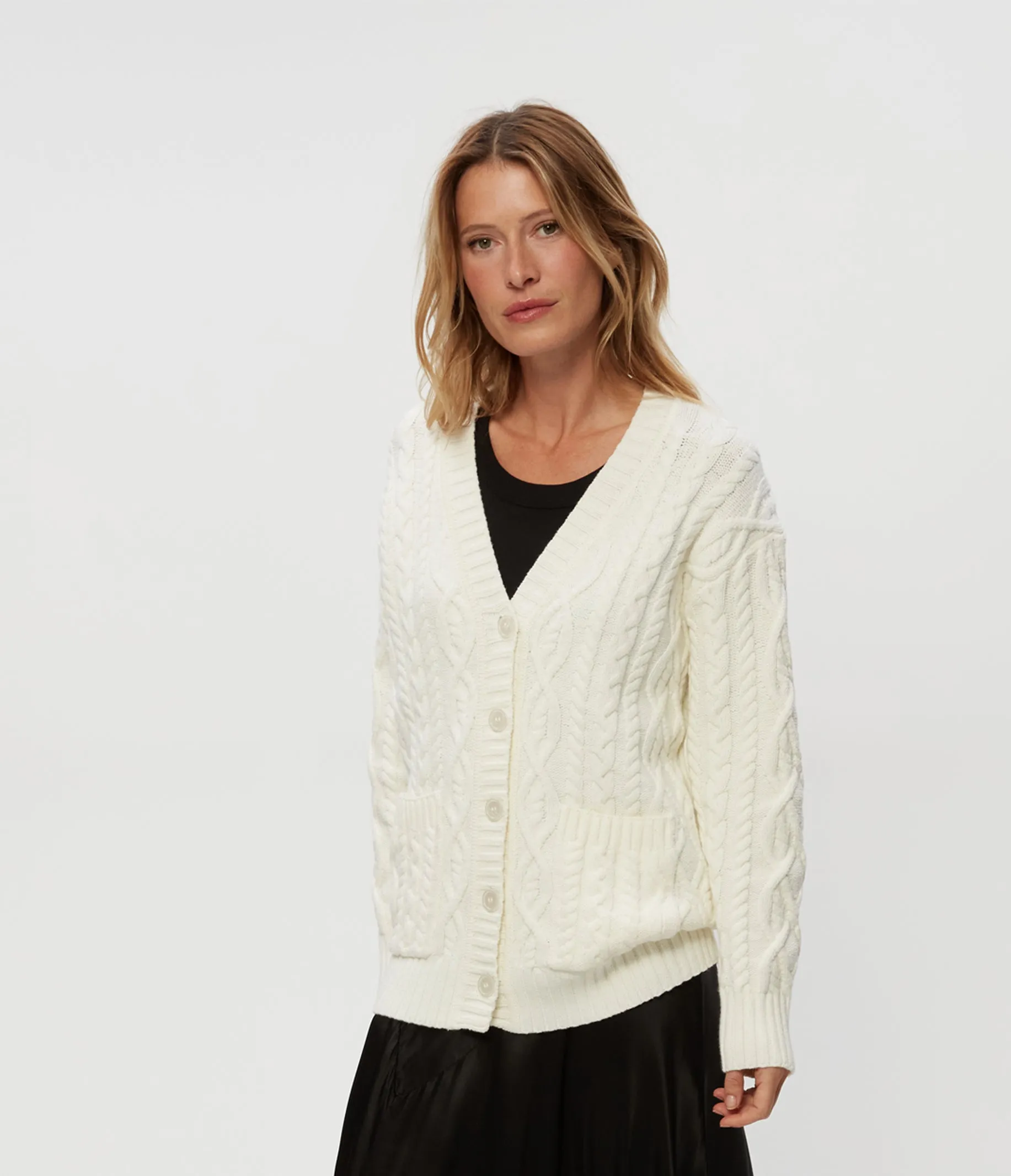 Walsh Cable Knit Cardigan