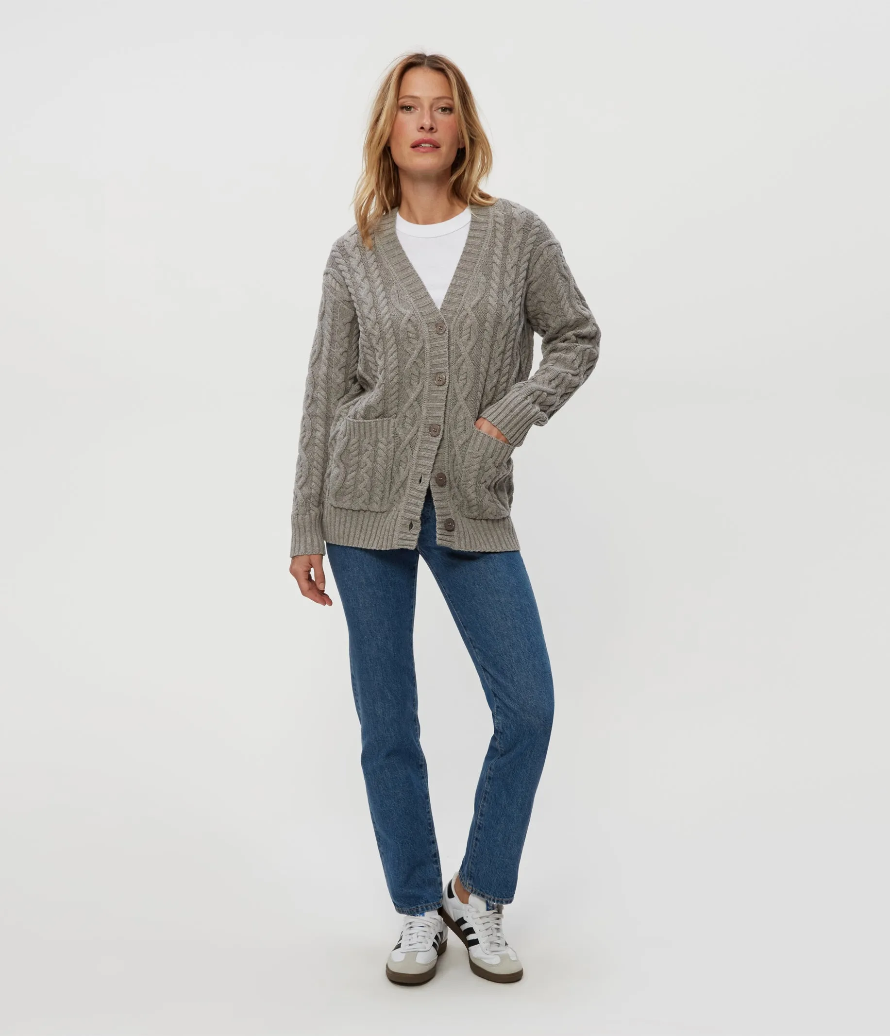 Walsh Cable Knit Cardigan