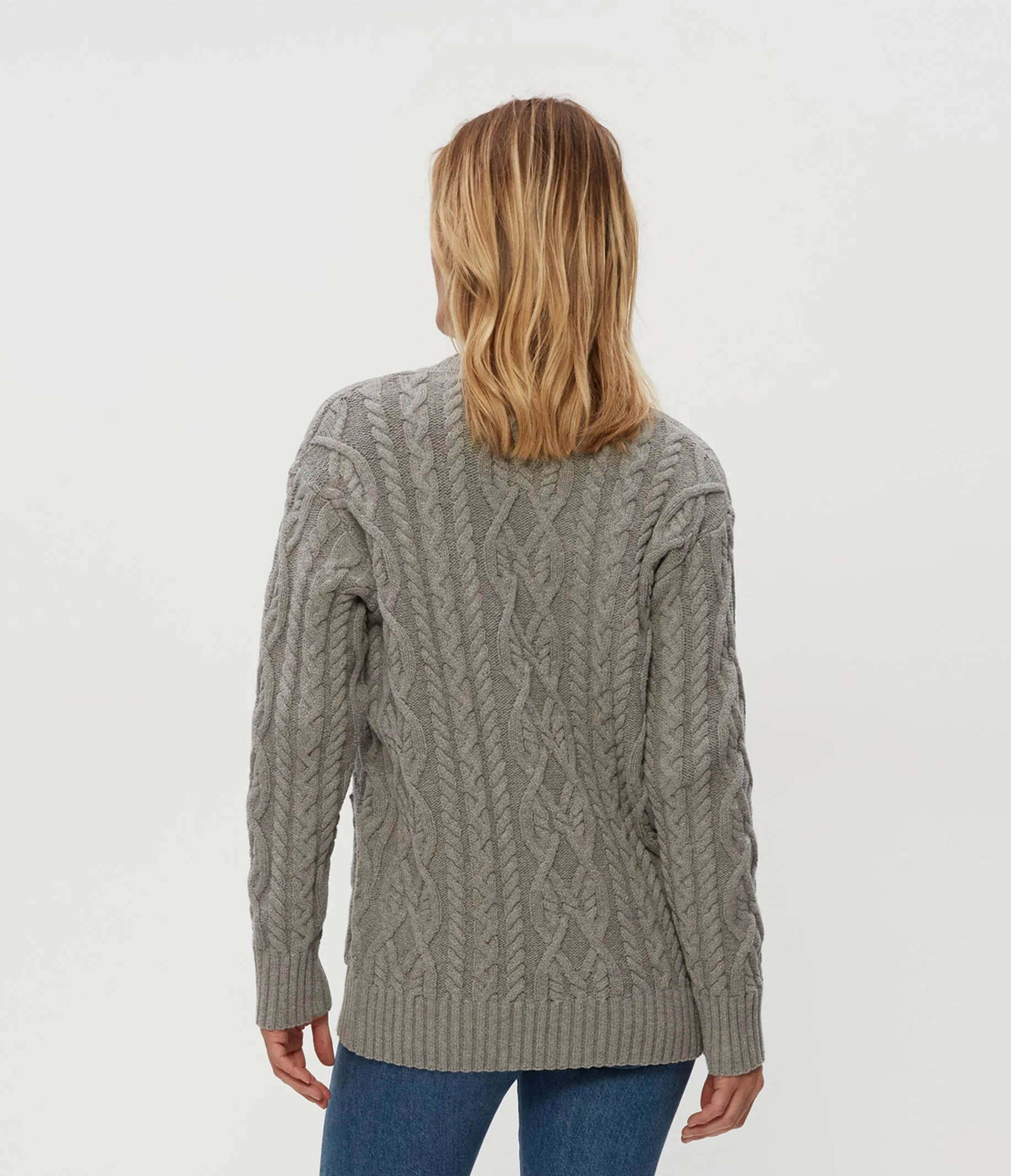 Walsh Cable Knit Cardigan