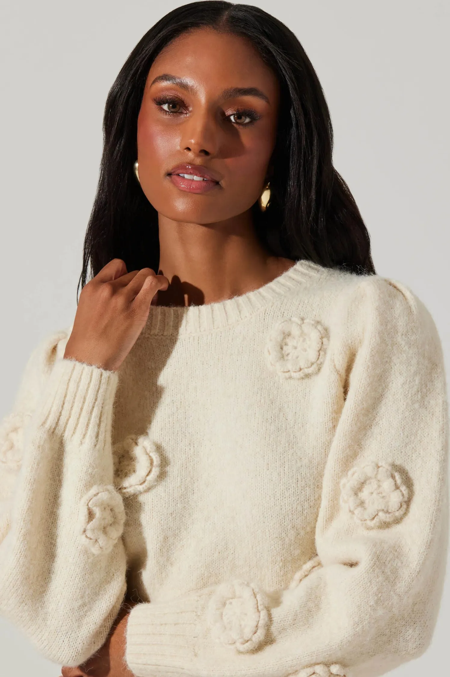 Wilessa Floral Sweater