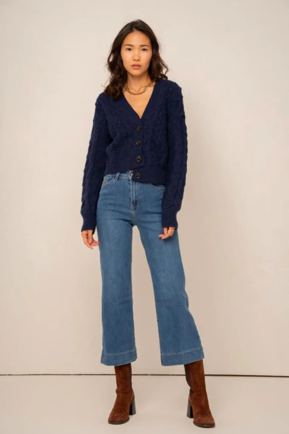 Windy Enkel Denim Jeans Broek