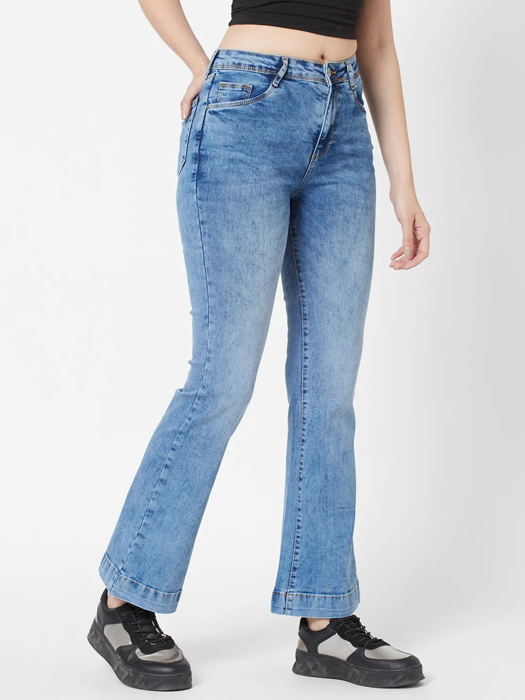 Women High-Rise Flare Jeans