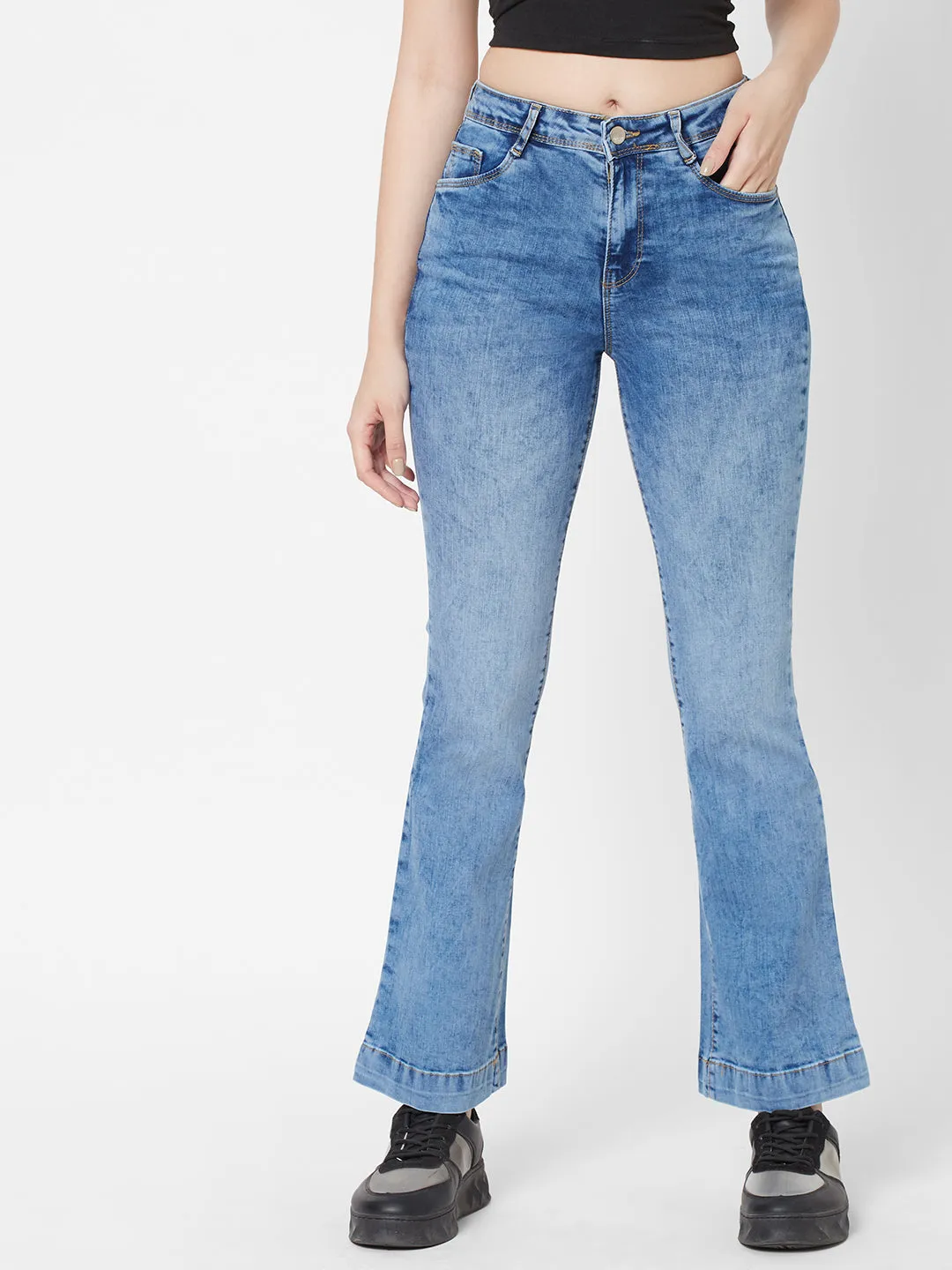 Women High-Rise Flare Jeans