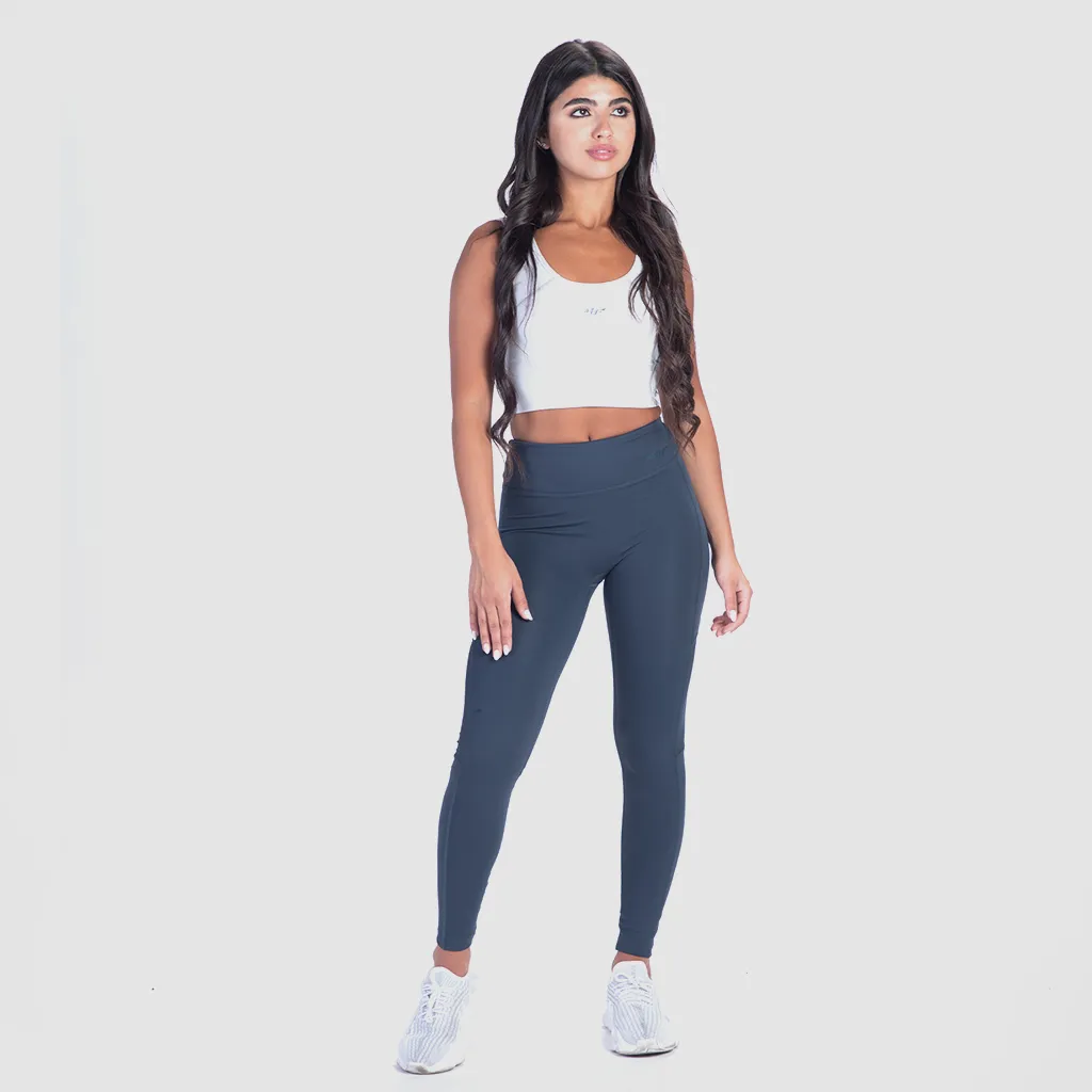 WOMEN MOVE CROP TOP (GREY)